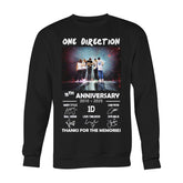 Unisex 1D 15th Anniversary Sweatshirt
